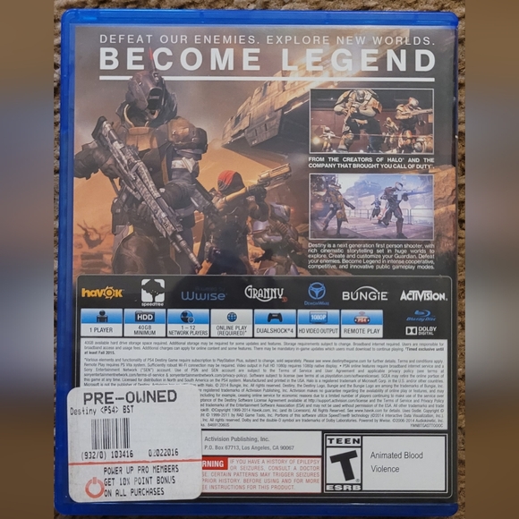 Video Game PS4 - Picture 2 of 2